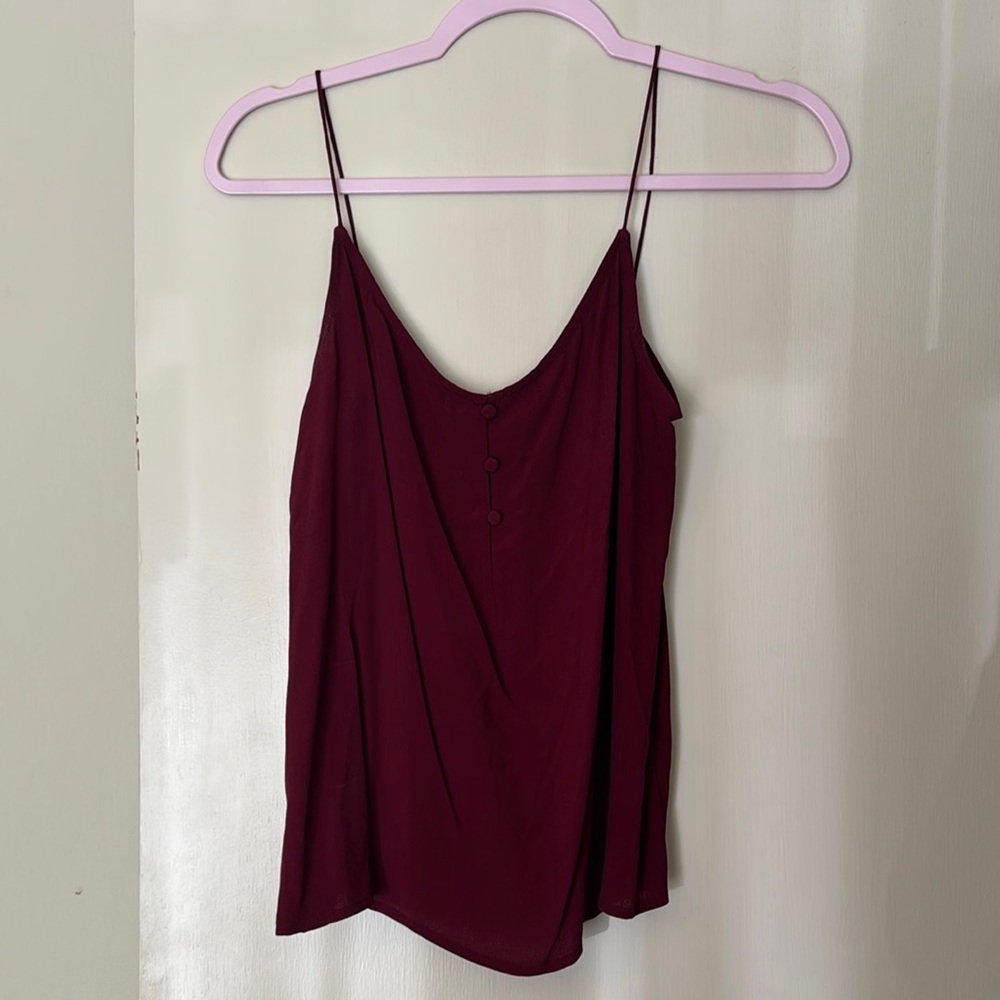 Women's Burgundy Top